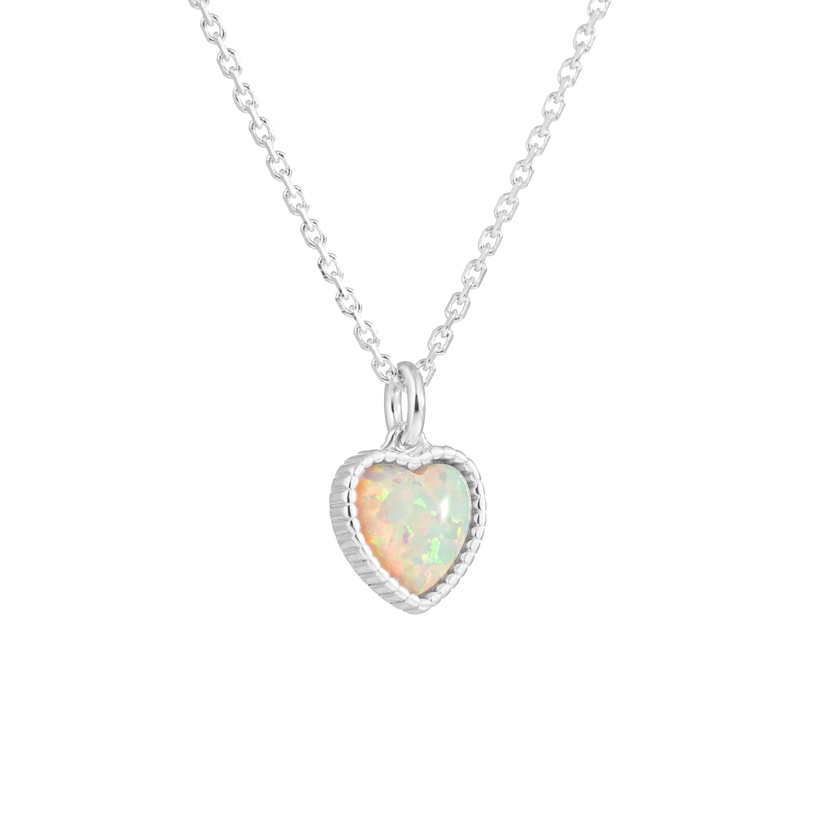 Heart Opal Necklace